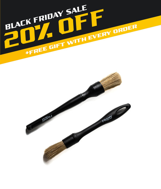 Boar's Hair Brush Set