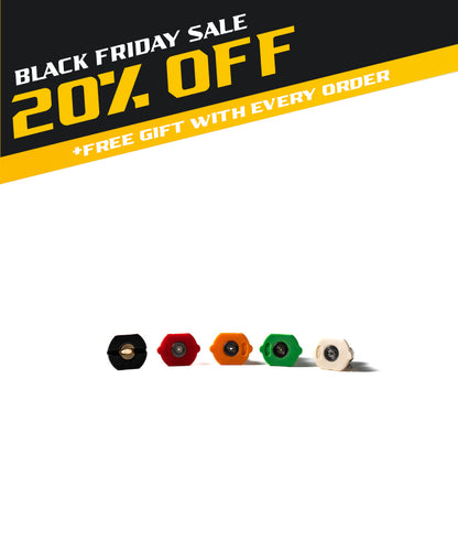 Pressure Washer Cleaning Nozzles